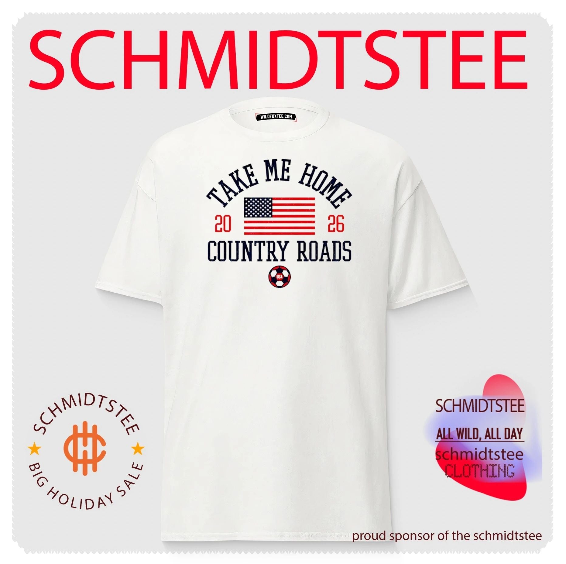 USA Take Me Home Country Roads 2026 Soccer shirt