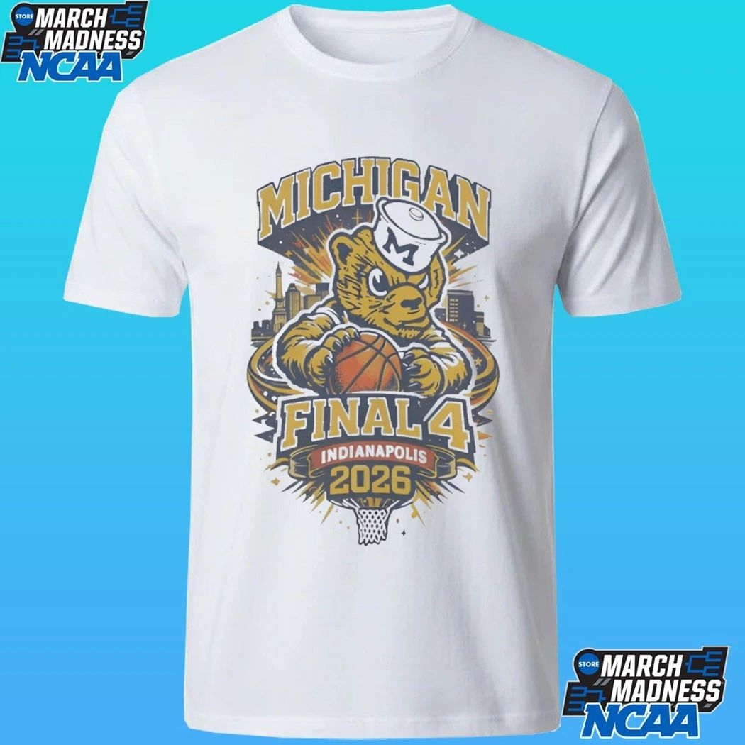 Michigan Wolverines 2026 Final Four Retro Vintage Shirt