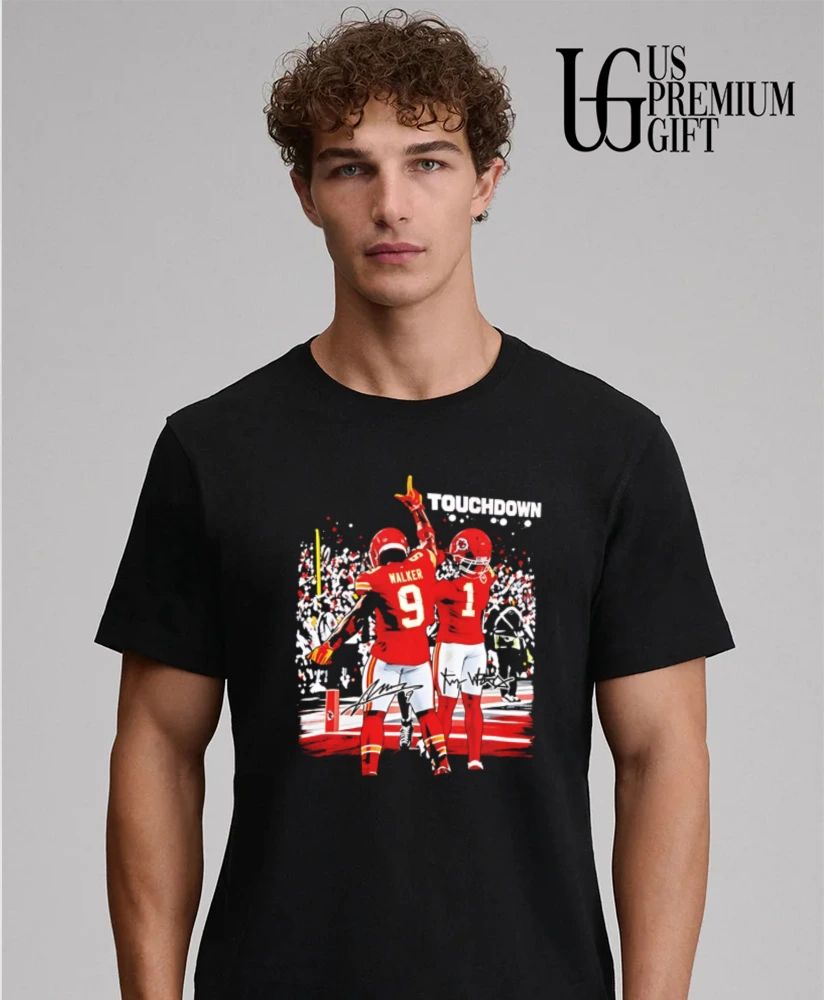Kenneth Walker III and Xavier Worthy Kansas City Chiefs Touchdown ’26 signature shirt