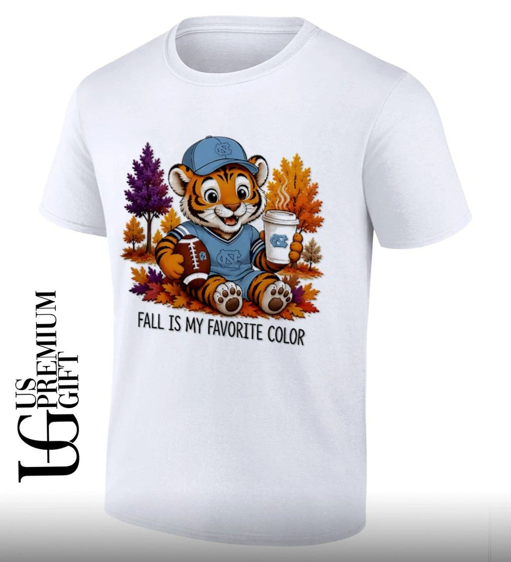 North Carolina Tar Heels Tiger Fall Is My Favorite Color College Football 2026 shirt