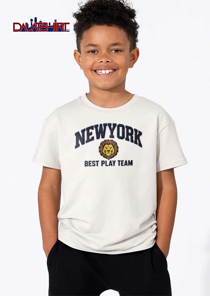 Play Team lion head mascot graphic illustration shirt