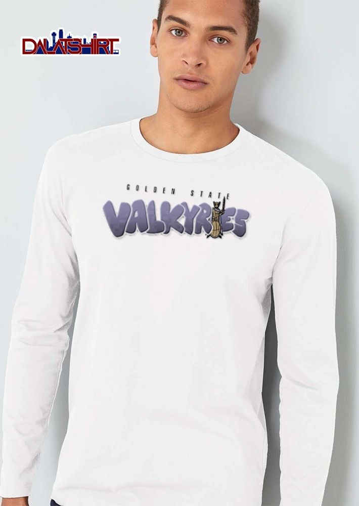 Golden State Valkyries valkyrie warrior holding sword shield shirt