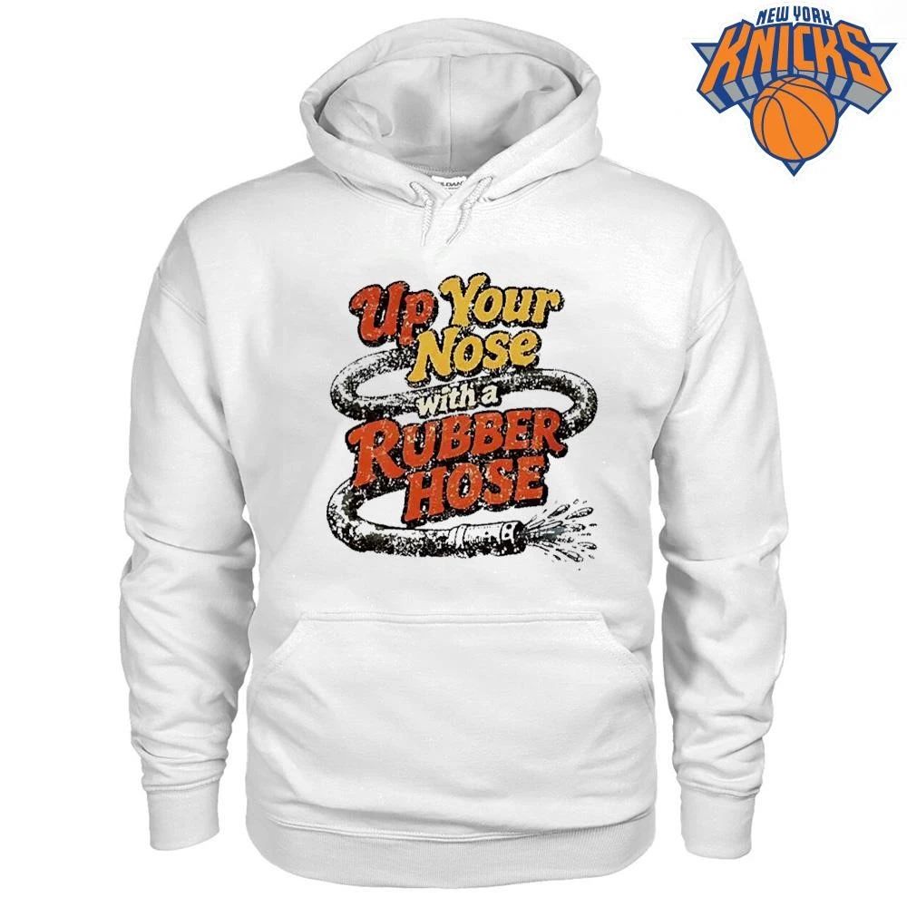 Up Your Nose with a Rubber Hose Quote comedy shirt