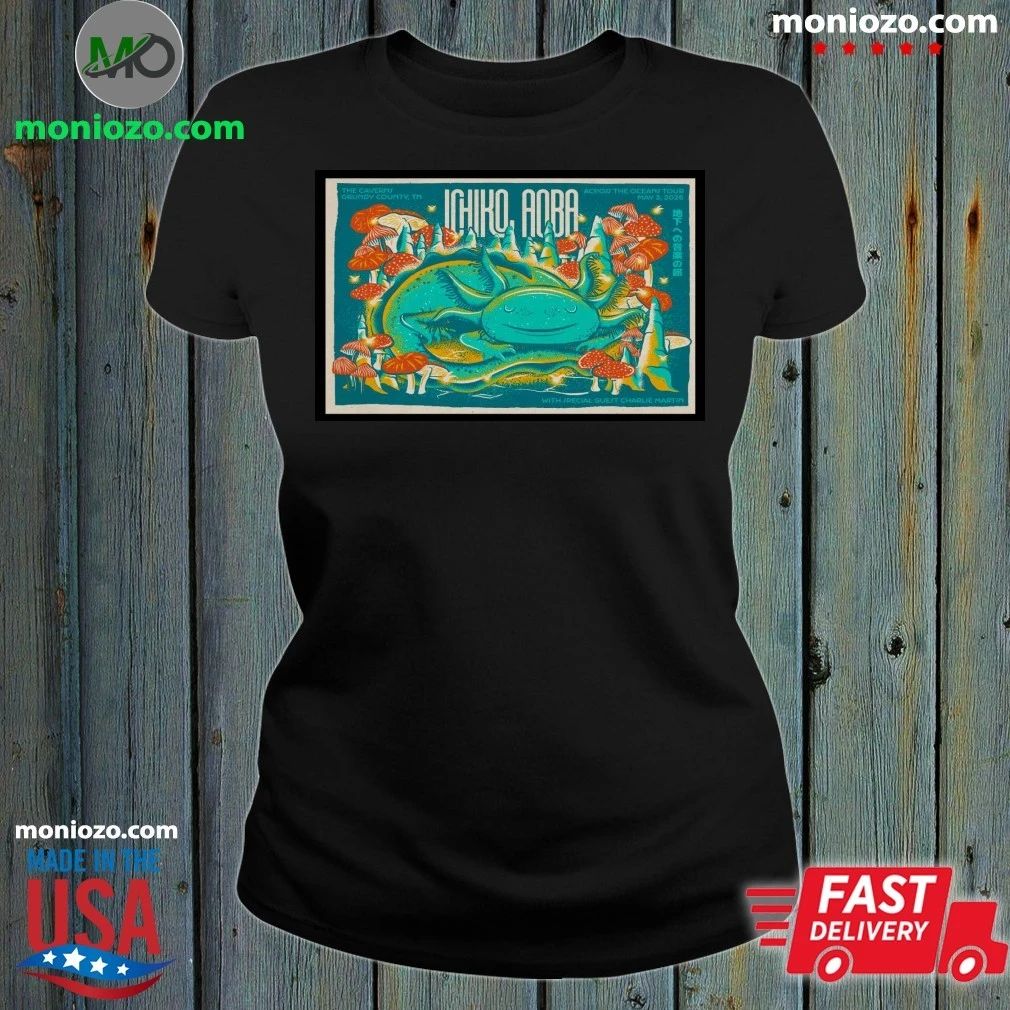 Original Ichiko Aoba in The Caverns Across The Oceans Tour 2026 Poster T-Shirt