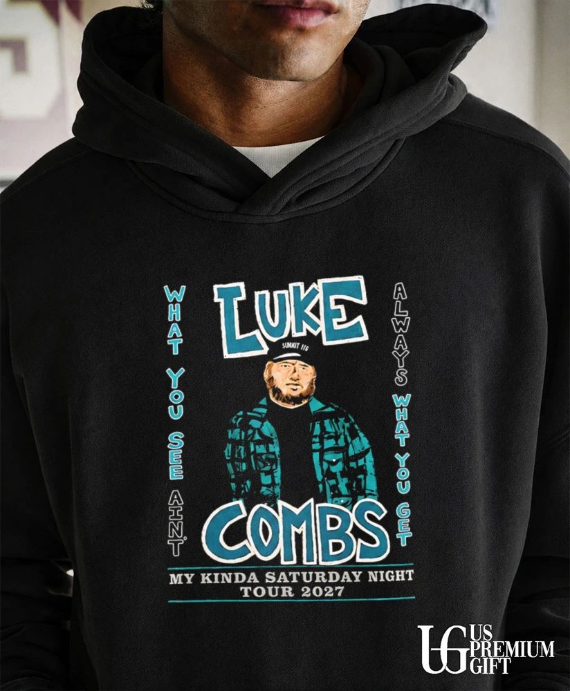Luke Combs My Kinda Saturday Night World Tour 2027 shirt