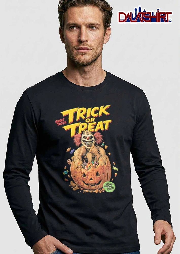 Twisted Metal Sweet Tooth Trick Or Treat Serving Nightmares Daily shirt