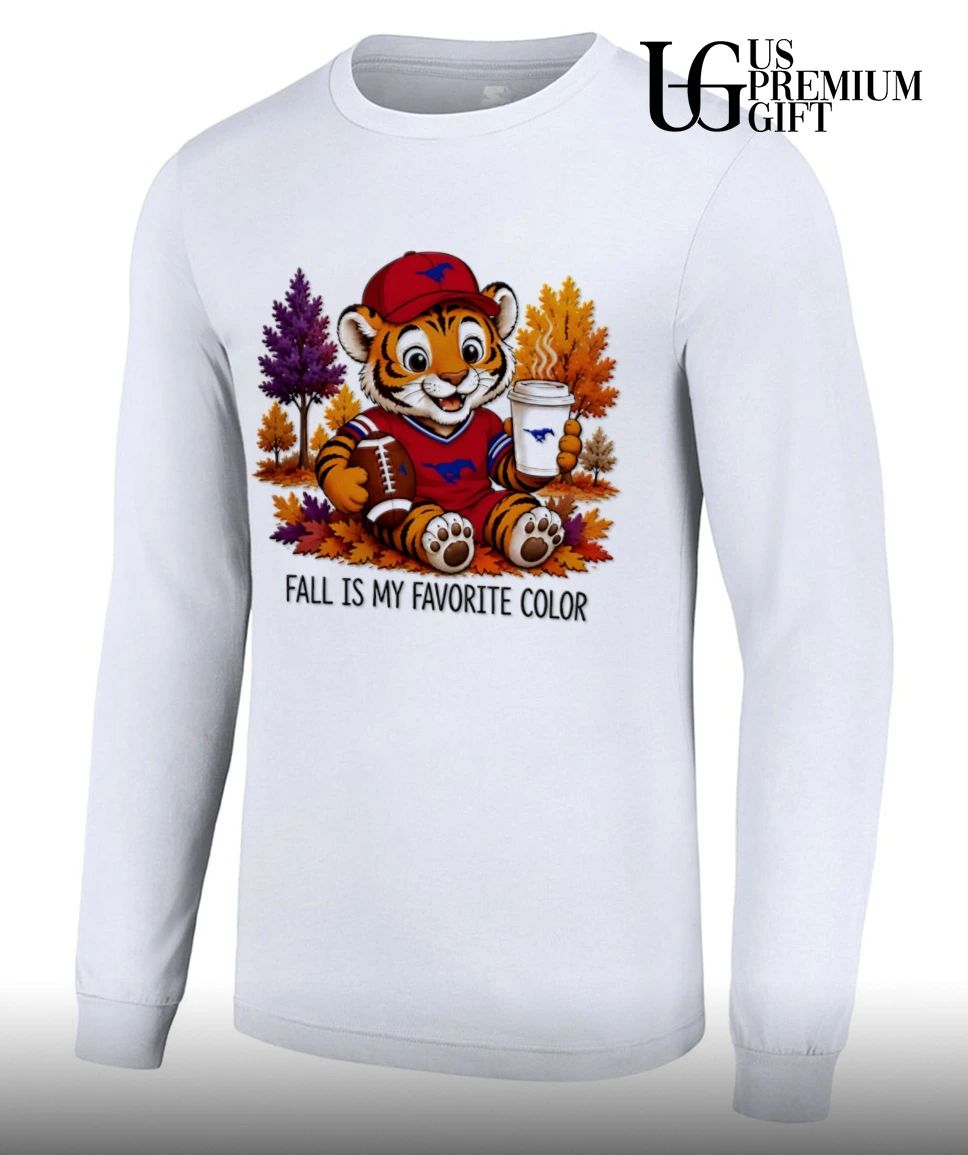 SMU Mustangs Tiger Fall Is My Favorite Color College Football 2026 shirt