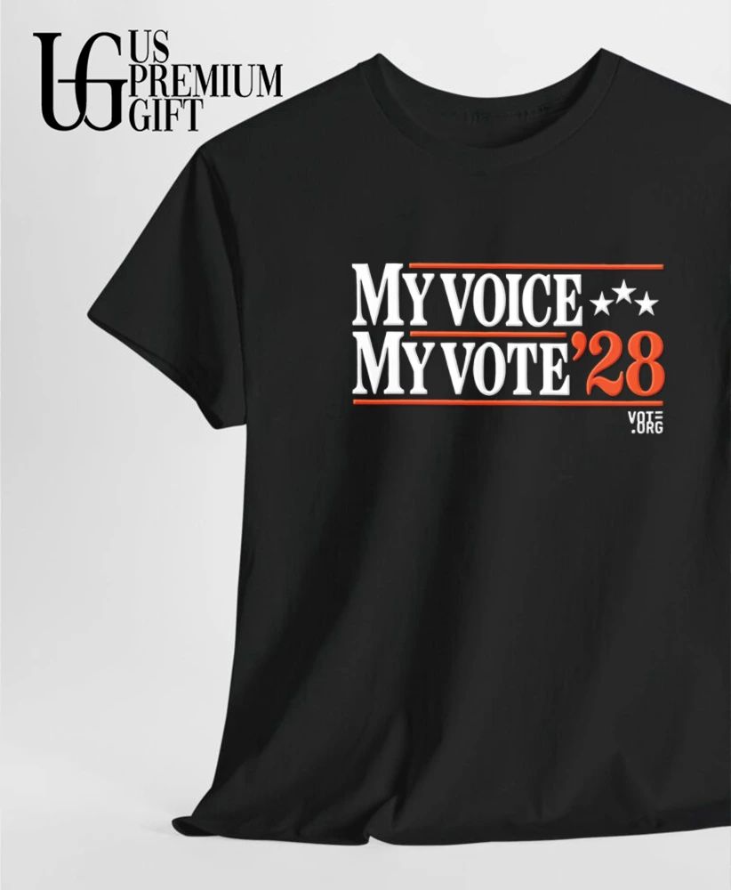 My Voice My Vote ’28 voting rights election 2028 shirt