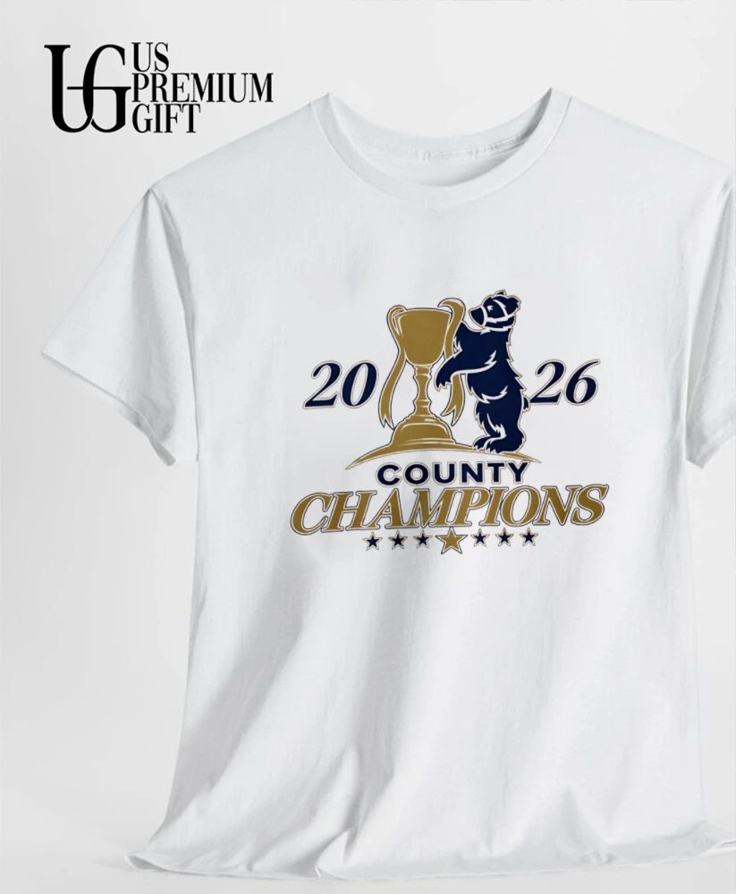 Worcestershire CCC 2026 County Champions Bear and trophy shirt