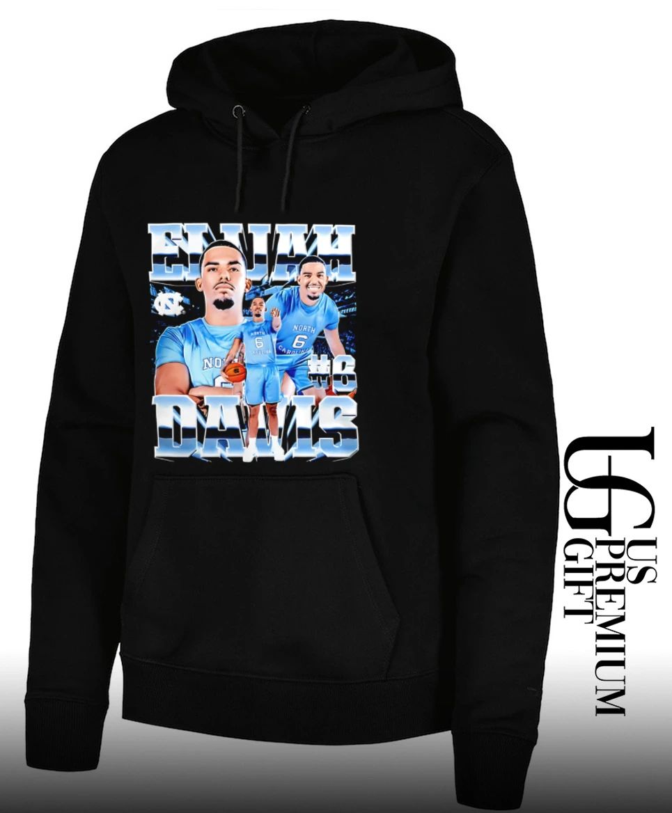 Elijah Davis 6 North Carolina Tar Heels NCAA Basketball shirt
