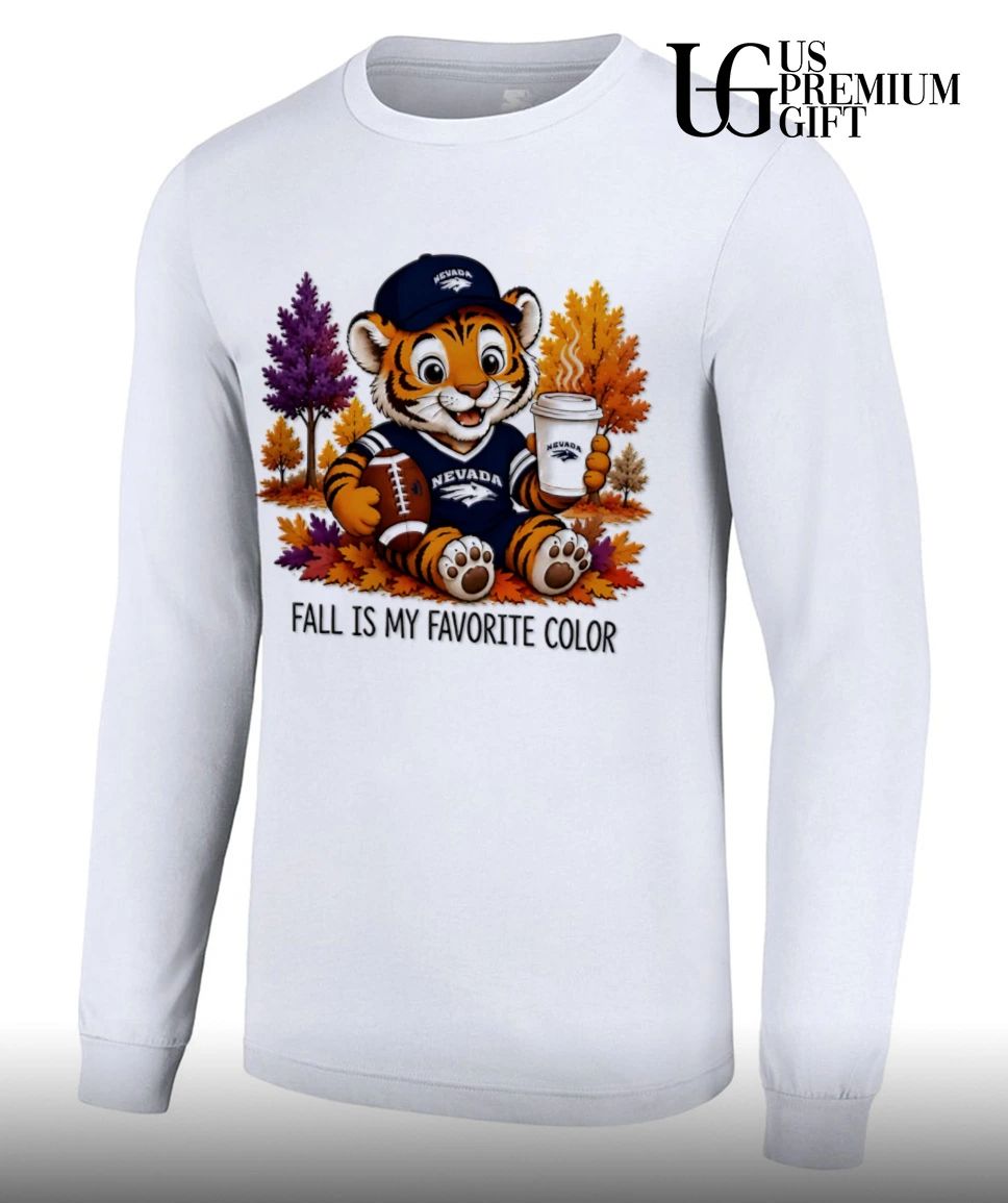 Nevada Wolf Pack Tiger Fall Is My Favorite Color College Football 2026 shirt