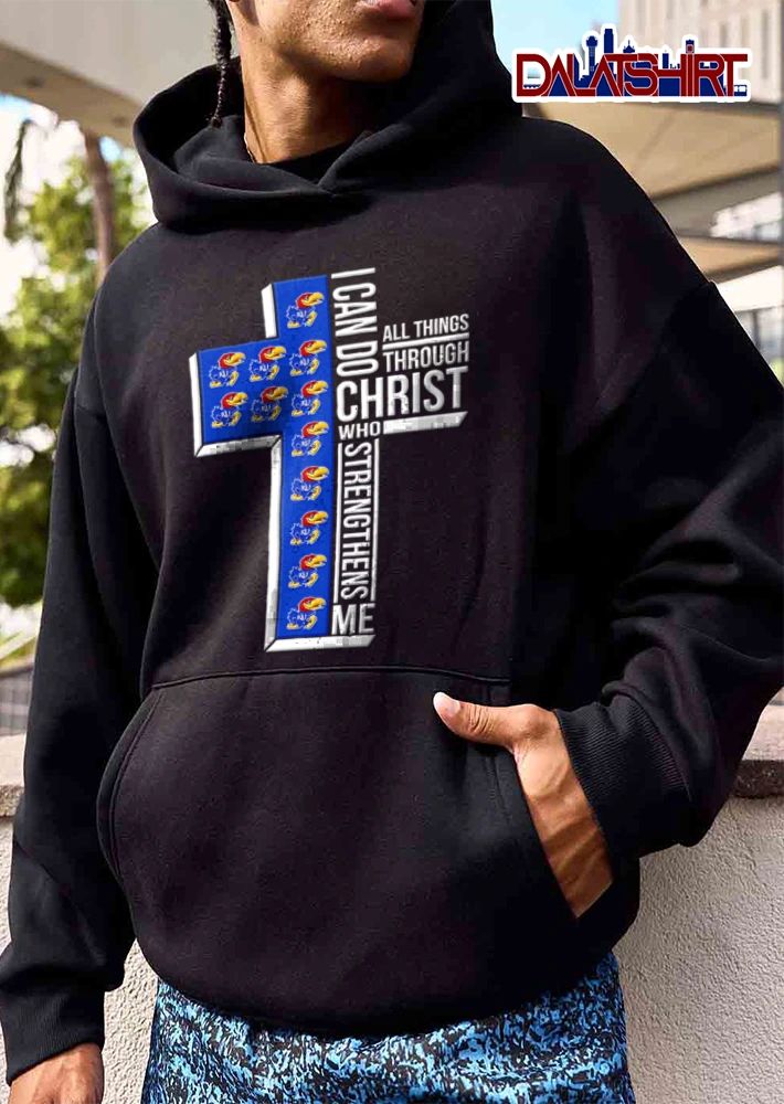 Kansas Jayhawks I can do all things through Christ who strengthens me shirt