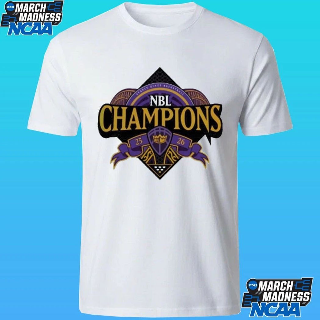 Sydney Kings 2026 NBL Champions Logo Locker Room Shirt