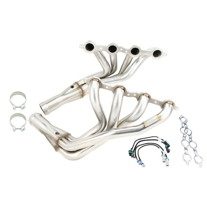 Stainless Header and Connection Kit. – 1-7/8″ Header and GREEN Connection Kit. 2009-2013 Corvette LS3 6.2L.