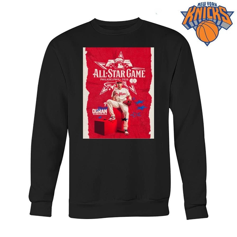 Jhoan Duran Philadelphia Phillies MLB All Star Game 2026 First Career Selection Shirt