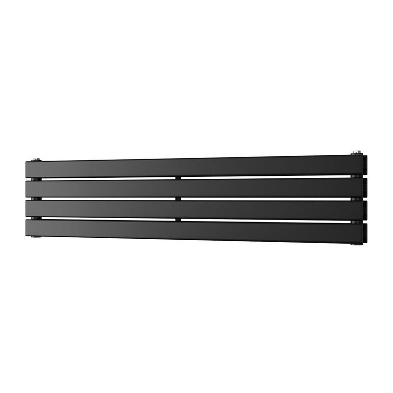 Typhoon Axis – Black Horizontal Radiator H272mm x W1200mm Double Panel