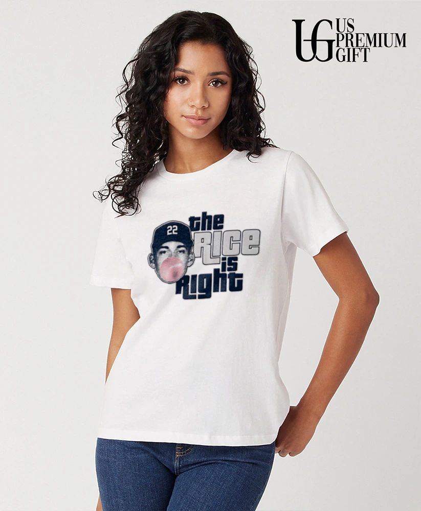 The Rice Is Right Ben Rice Dubble Bubble New York Yankees baseball shirt