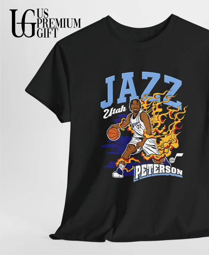 Darryn Peterson Utah Jazz NBA Fired Up shirt