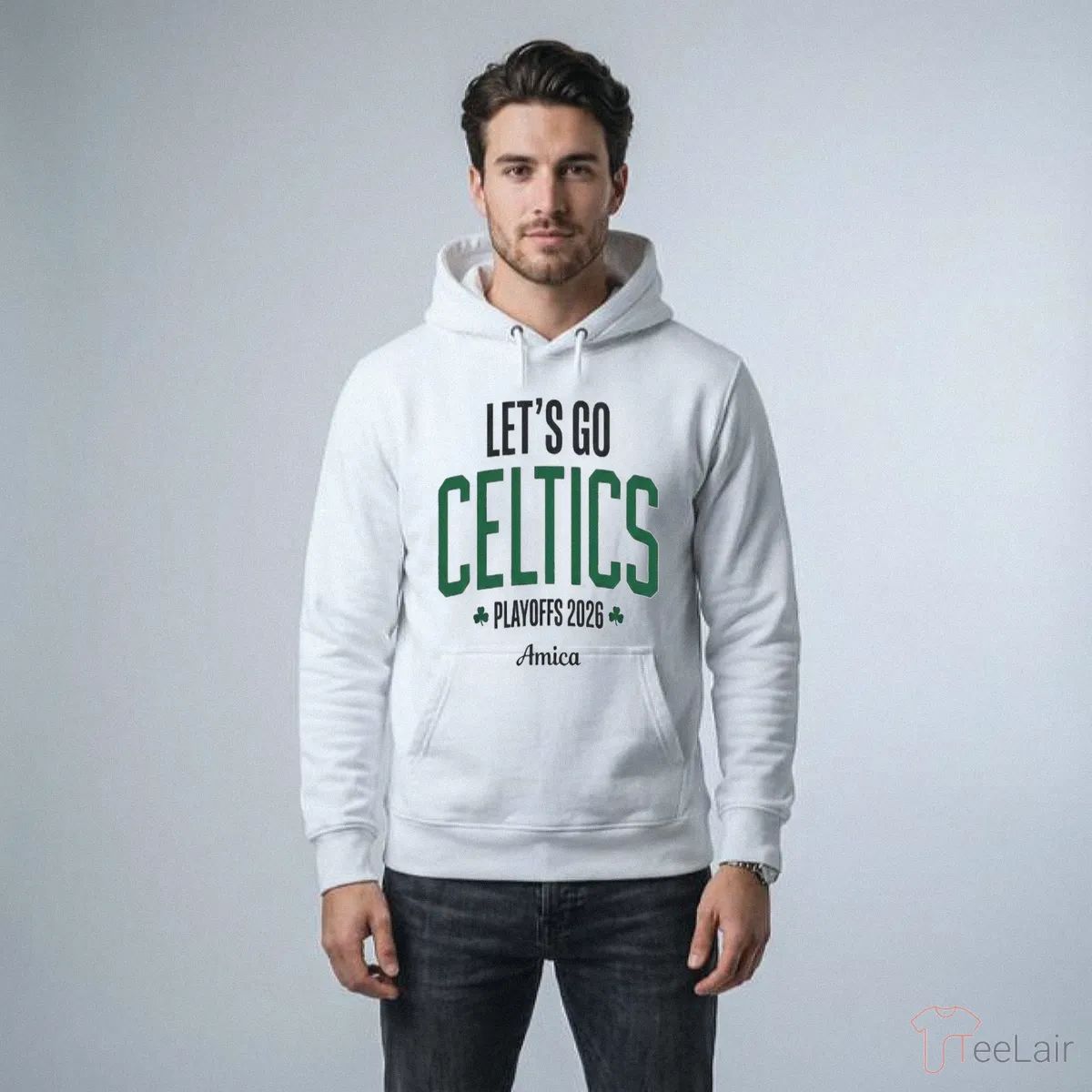 Boston Celtics Let’S Go Celtics Playoffs 2026 Amica Shirt