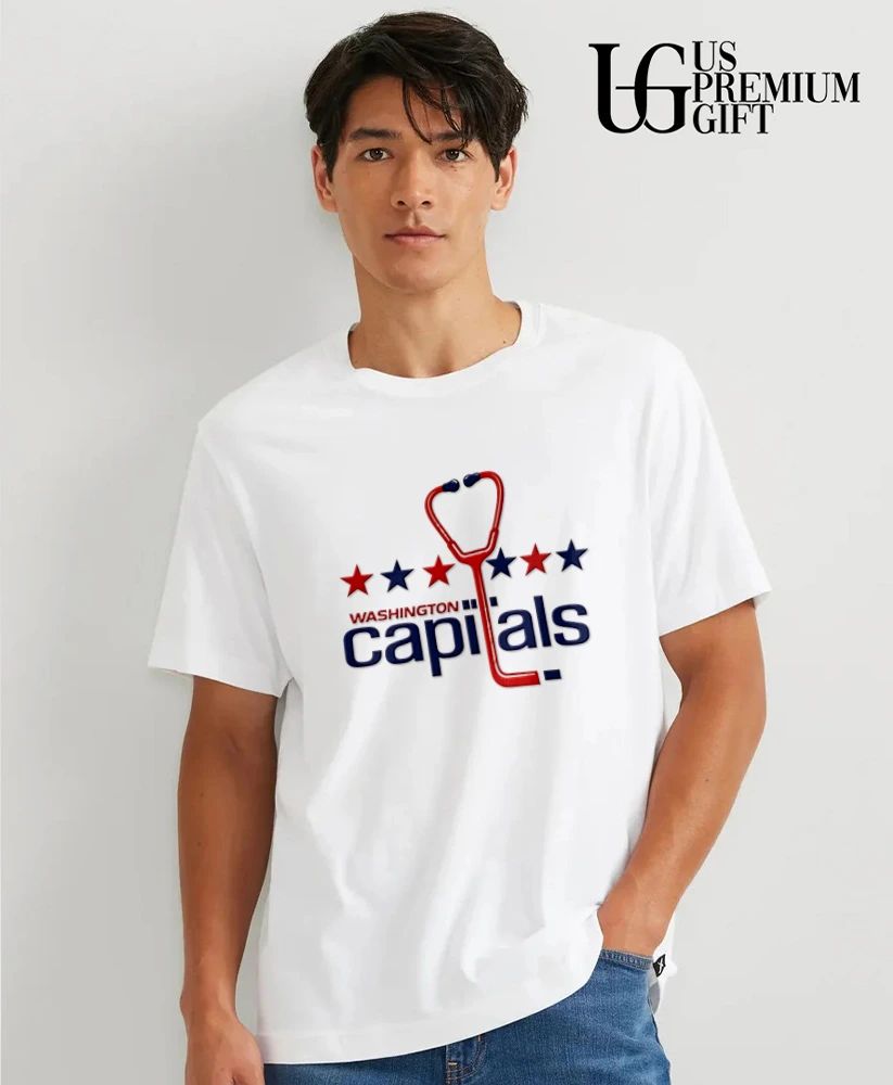 Washington Capitals Stethoscope Medical logo shirt