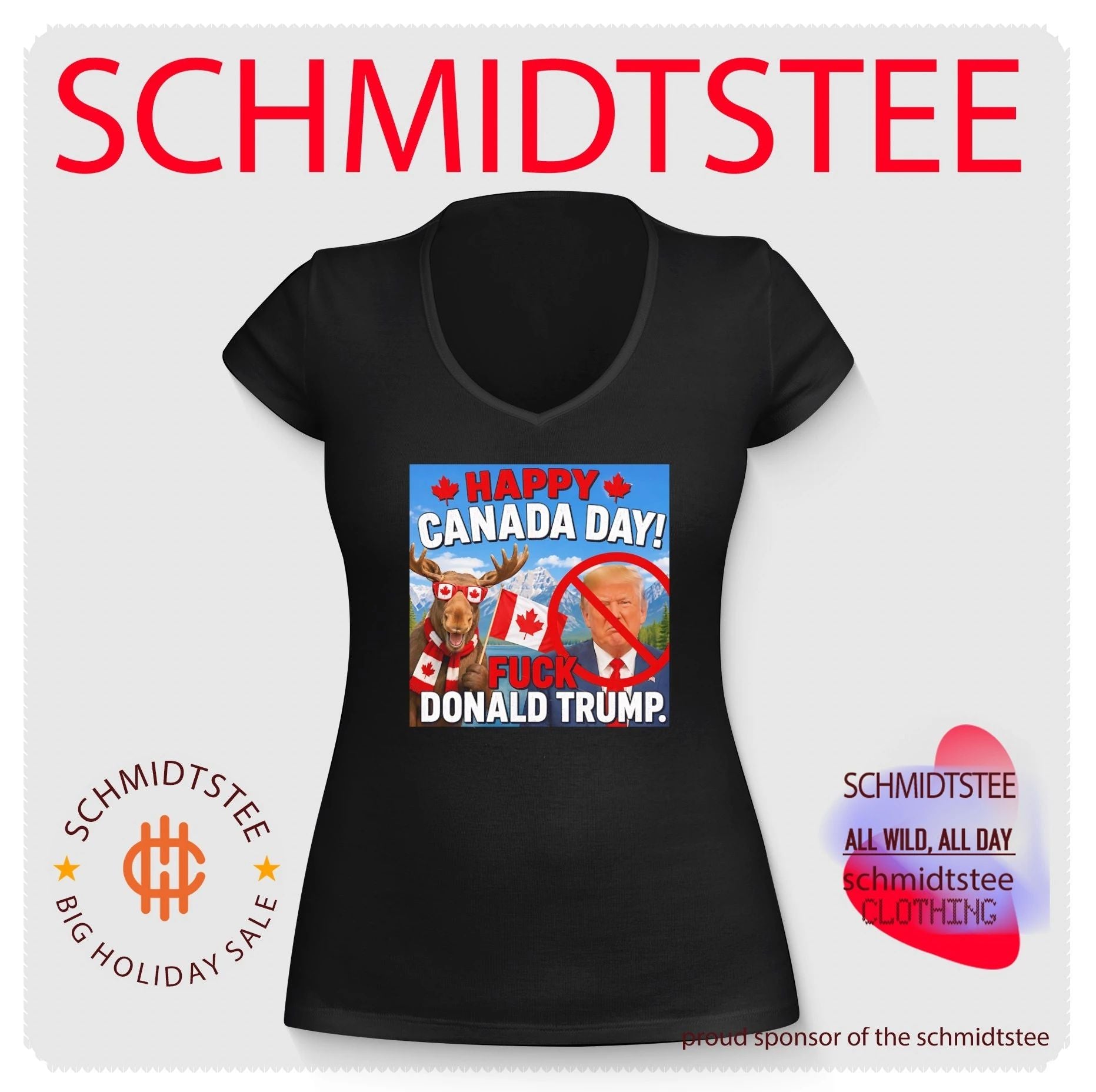Happy Canada day fuck Donald Trump shirt