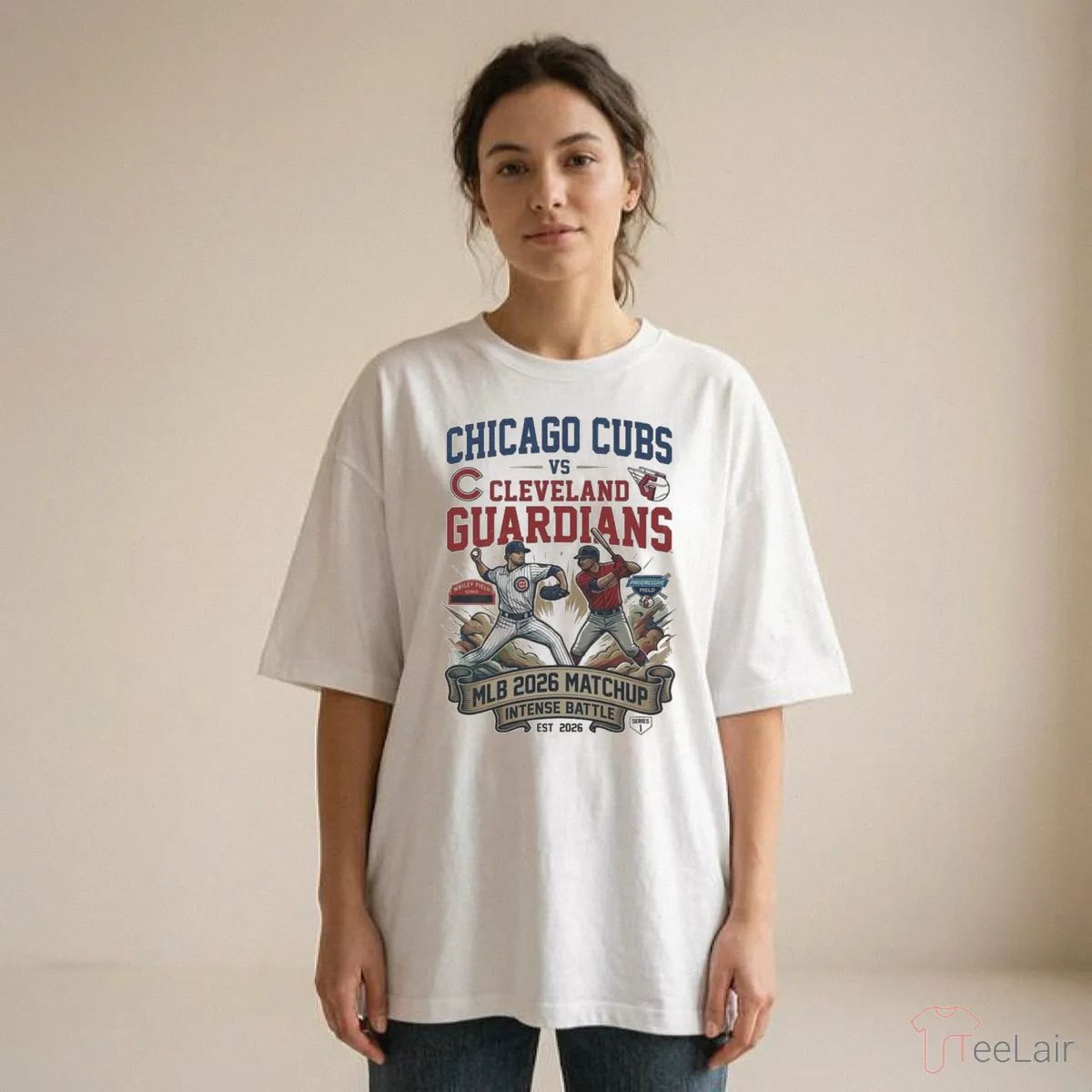 Chicago Cubs Vs Cleveland Guardians At Mlb 2026 Sport Shirt