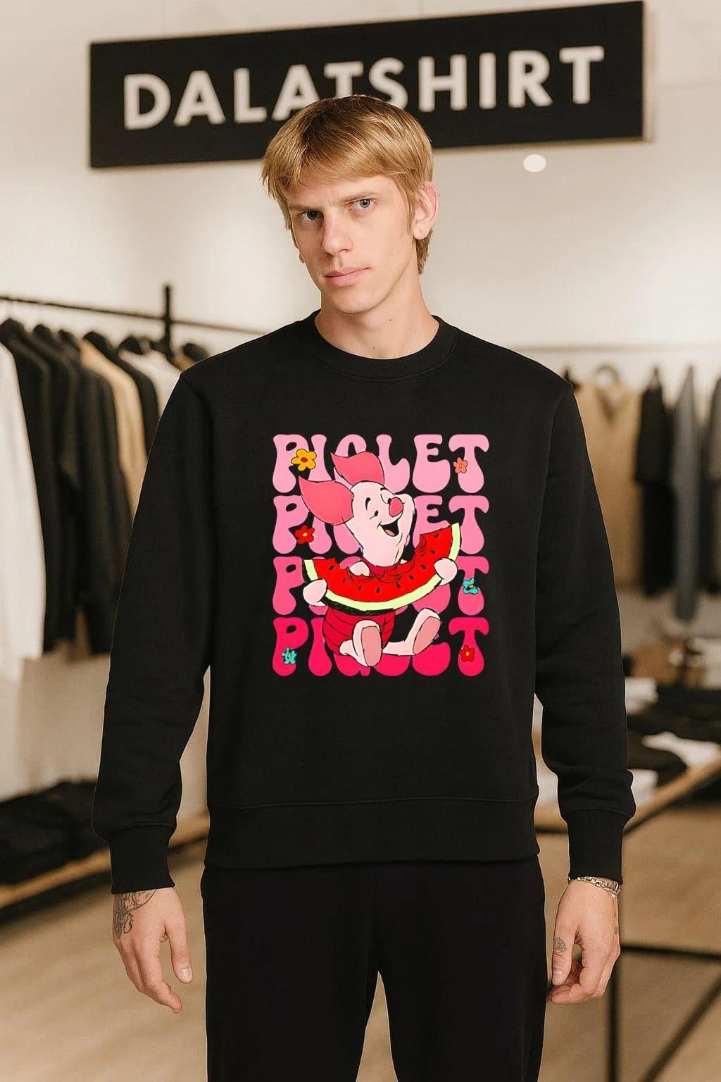 Piglet repeat cartoon cute shirt