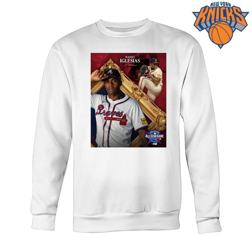 Raisel Iglesias Atlanta Braves MLB All Star Game 2026 Pitcher Gold Frame Shirt