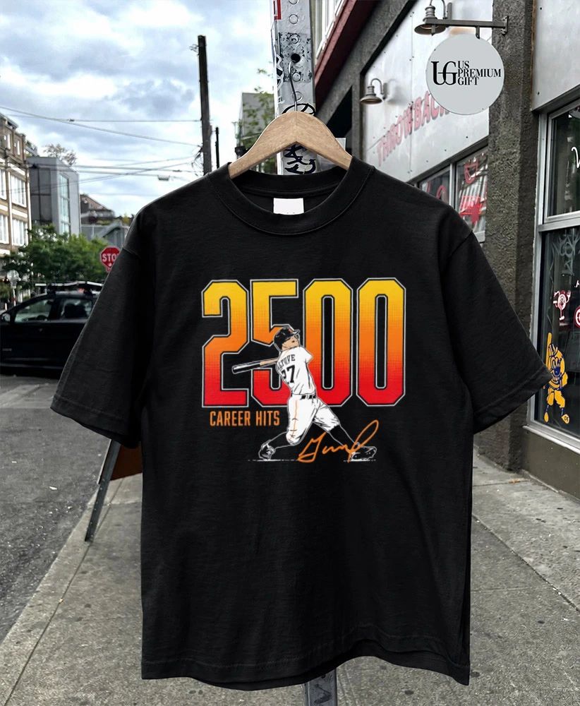 Jose Altuve 2500th Career Hits Houston Astros baseball signature shirt