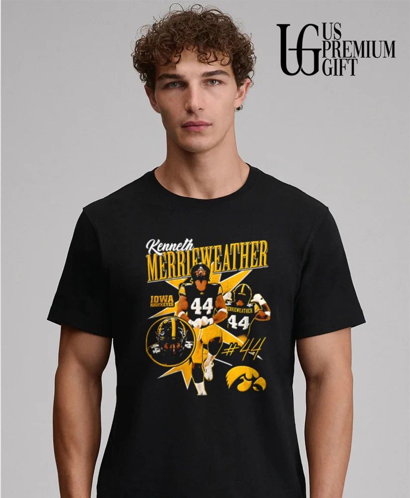 Kenneth Merriweather Iowa Hawkeyes 44 Football graphic shirt