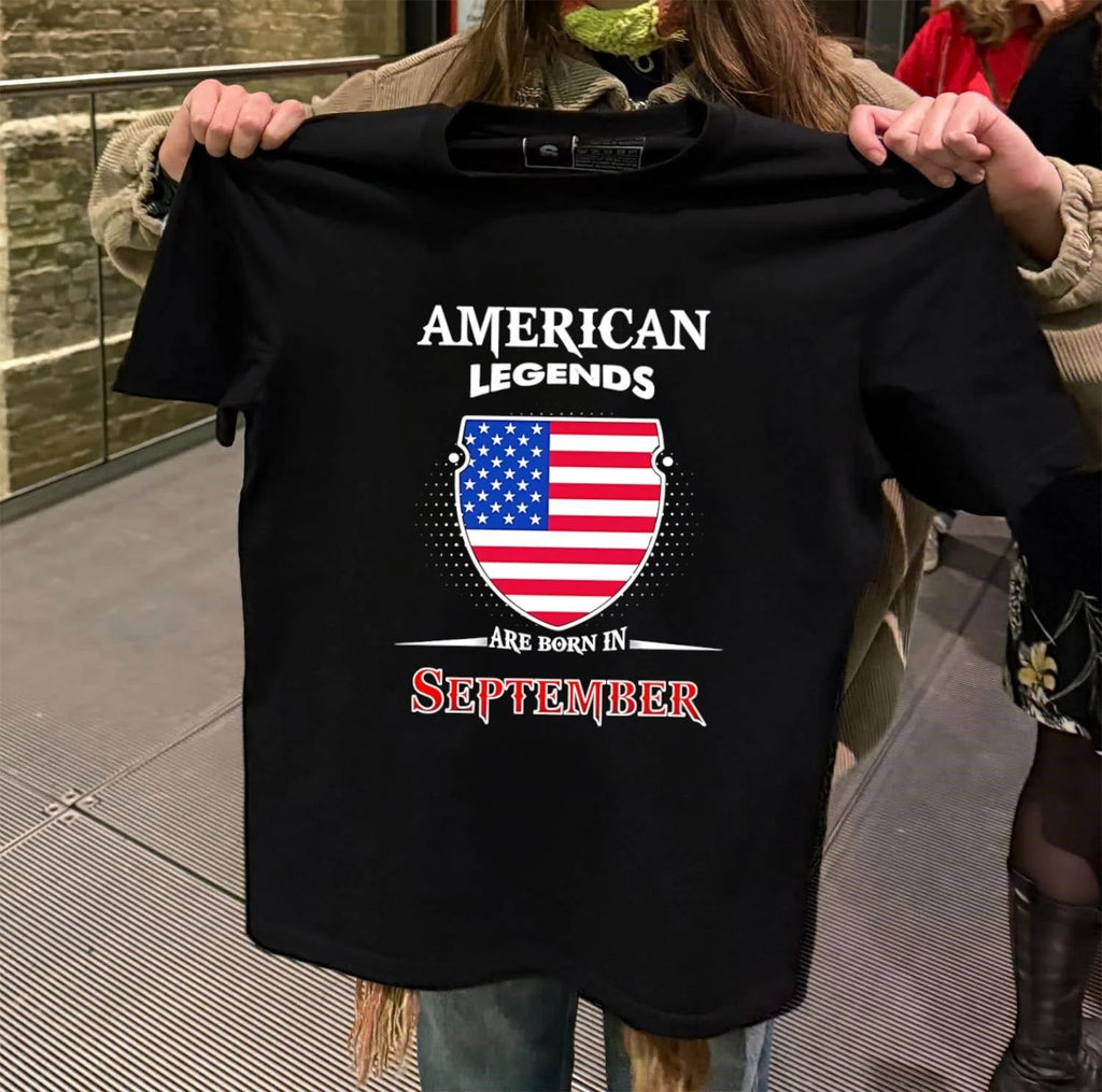 American Legends Are Born In September shirt
