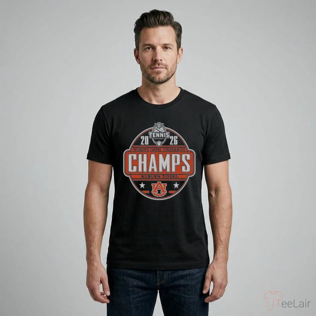 Auburn Tigers 2026 SEC Women’S Tennis Tournament Champions Shirt