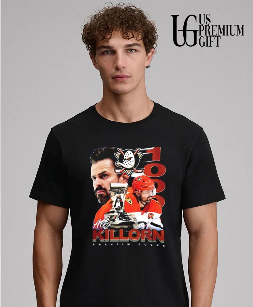 Alex Killorn Killorn 1000 Anaheim Ducks hockey signature shirt