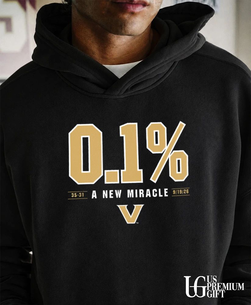 The 0.1 percent Chance a new Miracle Vanderbilt Commodores football shirt