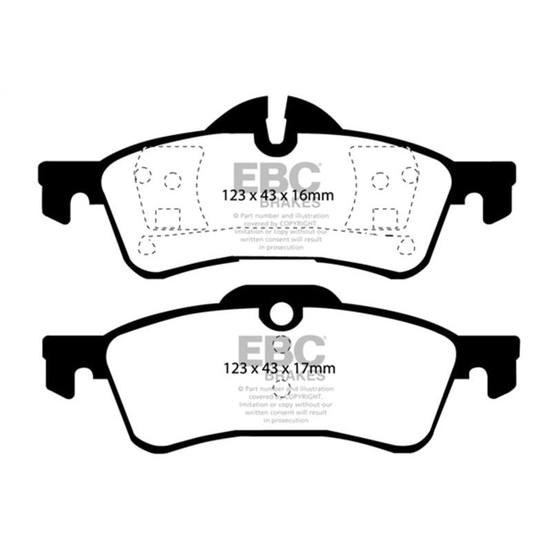 EBC – Rear Yellowstuff Pad PN DP41701R