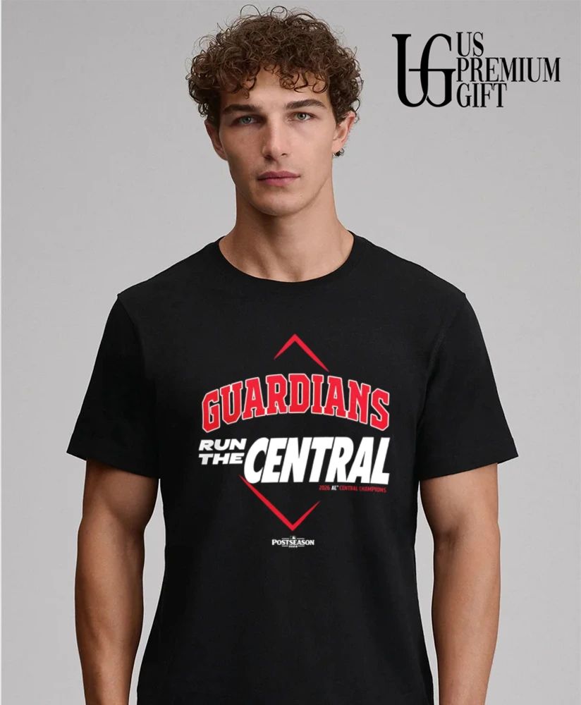 Run The Central Cleveland Guardians 2026 AL Central Division Champions shirt