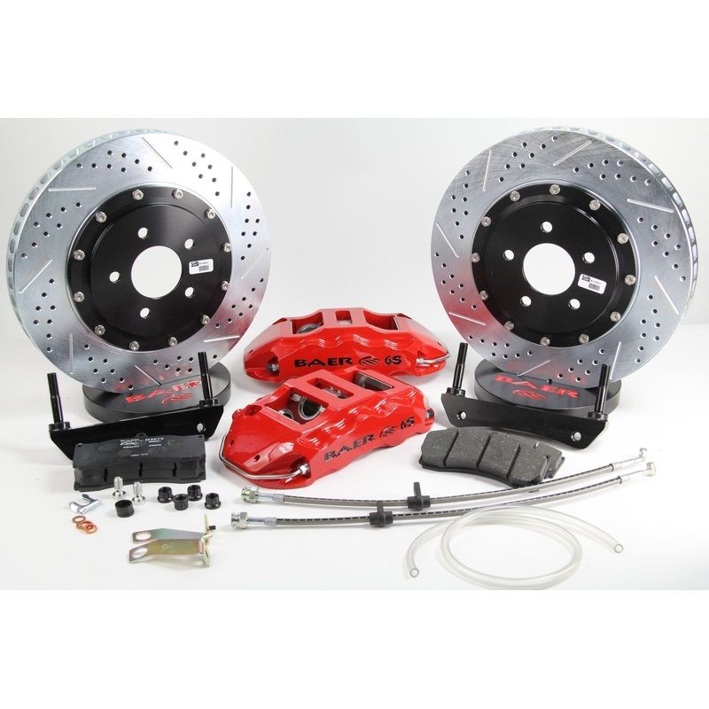 Baer Brakes 15″ Extreme+ Rear Brake Kit, Fire Red, SDZ