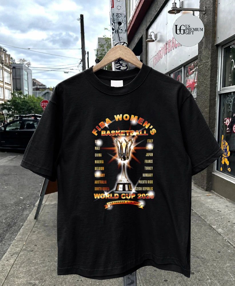 FIBA Women’s Basketball World Cup 2026 Champions trophy shirt