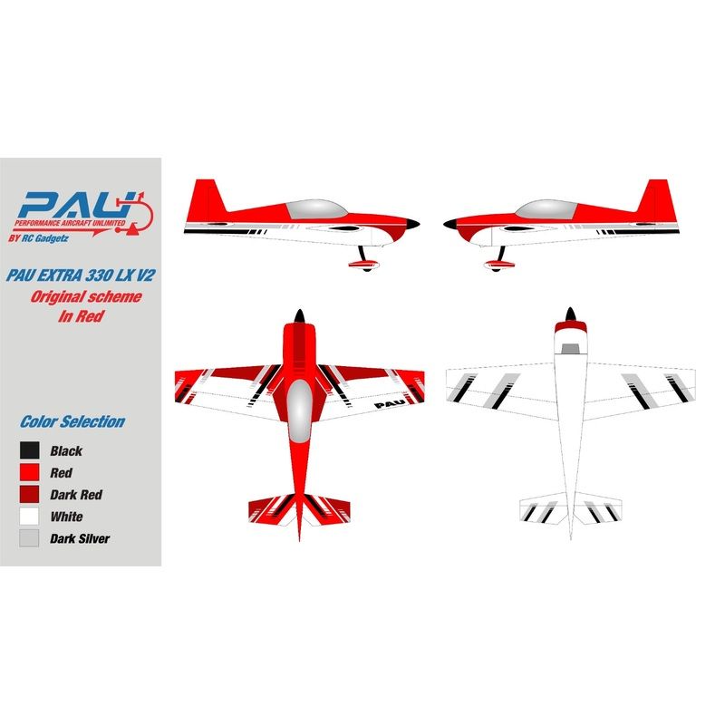 PAU Extra 330LX 70cc Red