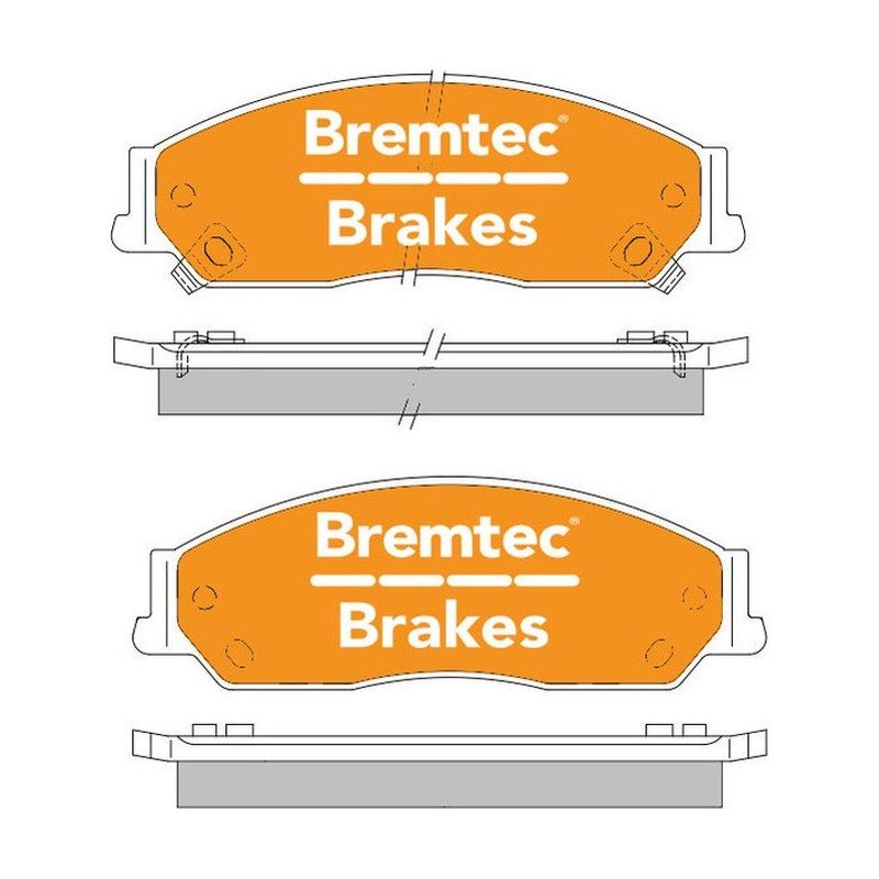 Bremtec Endure 4WD Brake Pad BT1279E