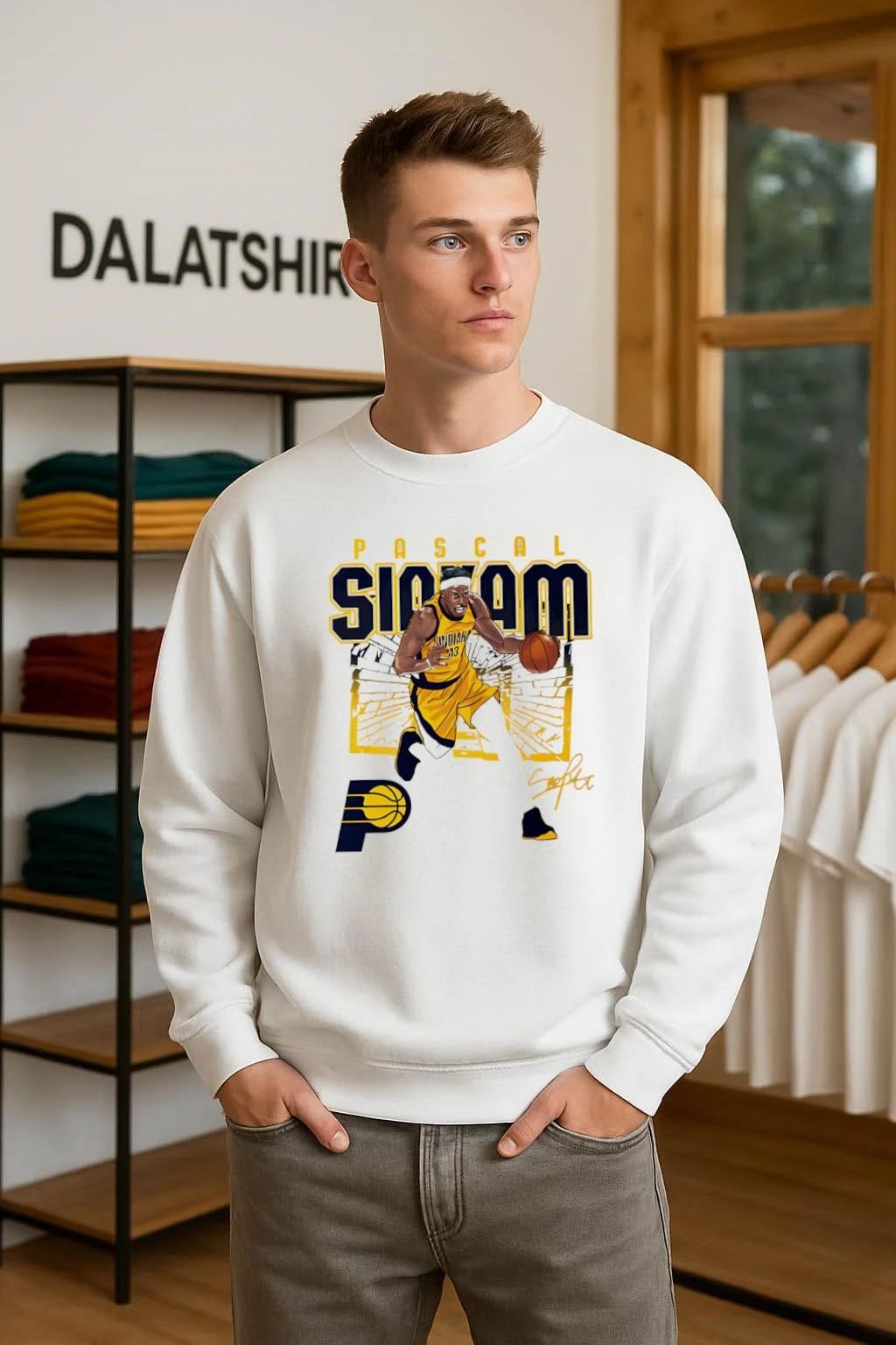 Pascal Siakam Indiana Pacers Shattered shirt