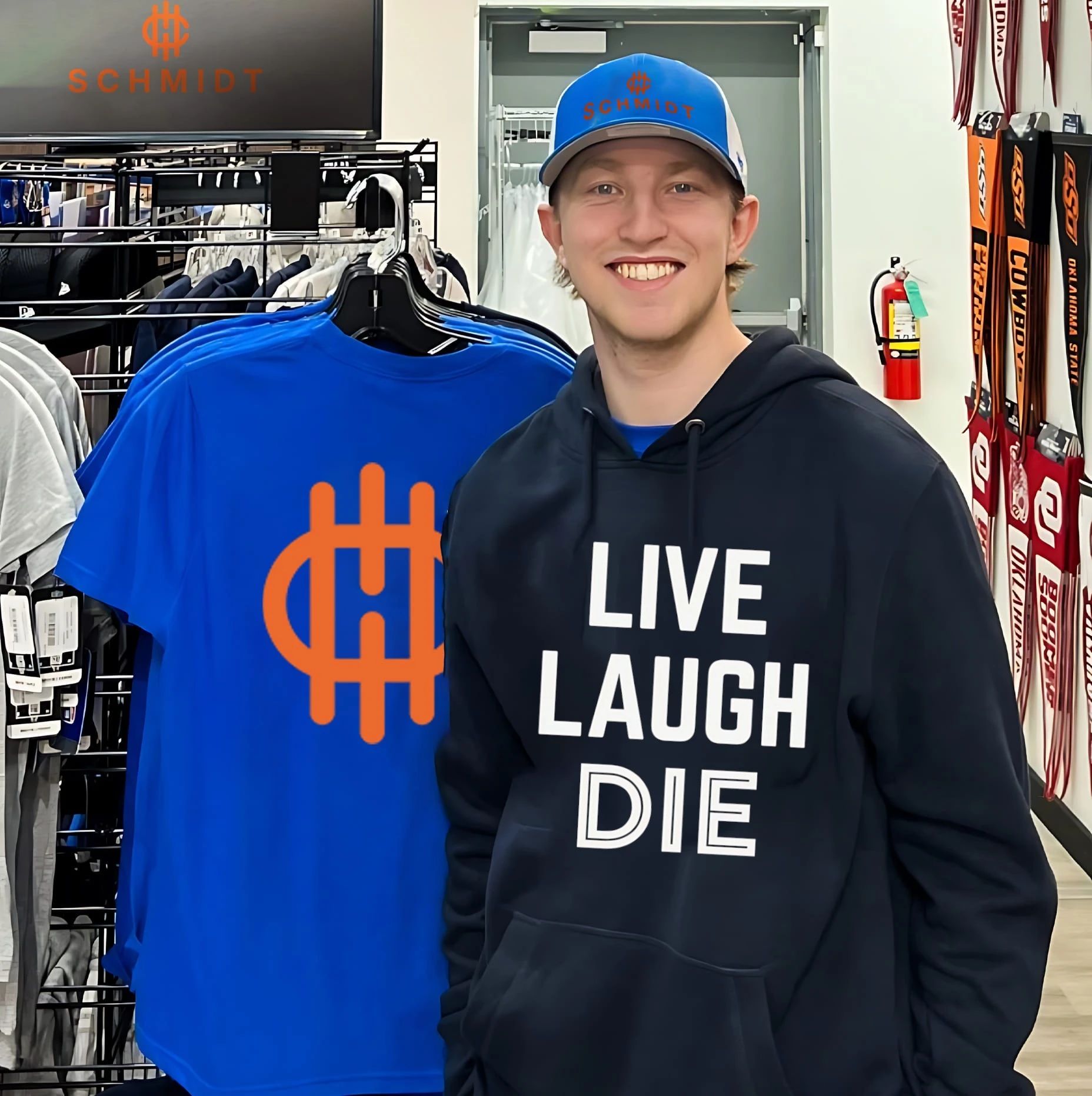 Live laugh die shirt