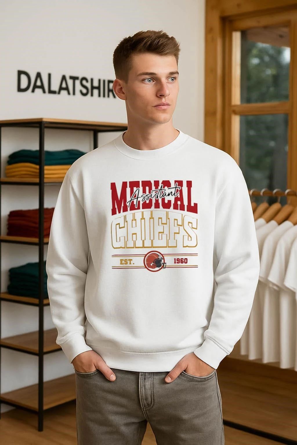 Medical Assistant Chiefs Est. 1960 Football Helmet shirt