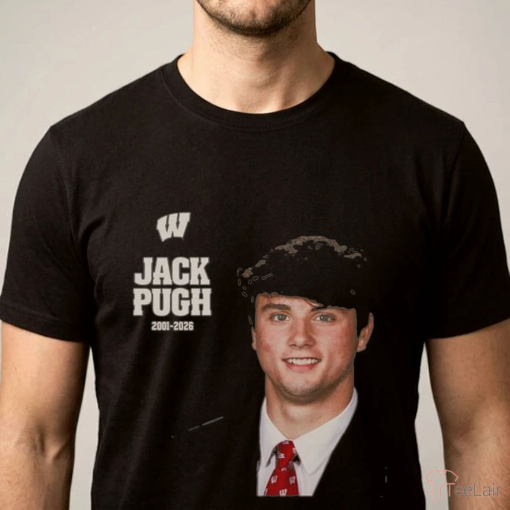 Jack Pugh 2001 2026 Wisconsin Badgers Football Shirt