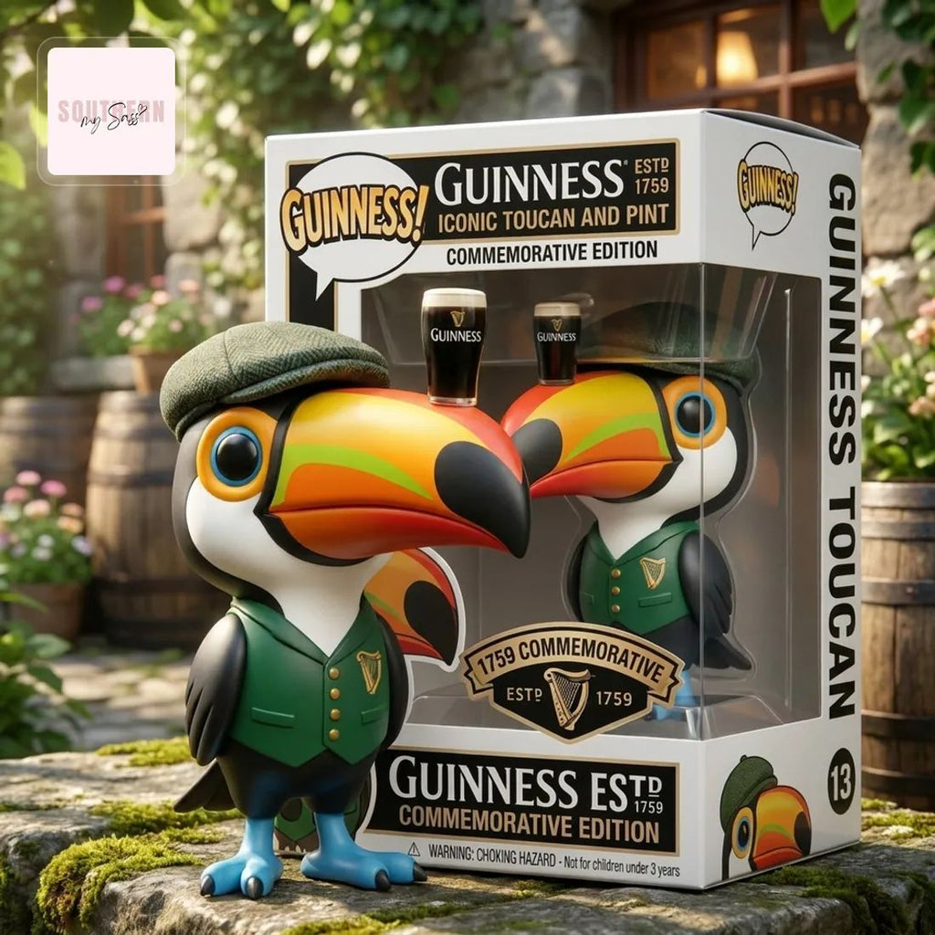 Guinness ESTD 1759 Commemorative Toucan Pop Figure Doll