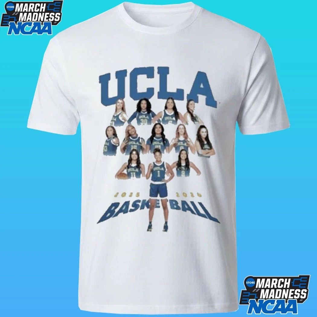 Coach Daniels Ucla Women’s Basketball 2025 2026 Team Collage Shirt