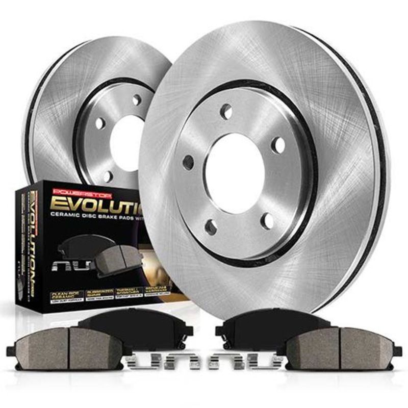 Power Stop Front & Rear Autospecialty Brake Kit w/Calipers | 2013 Audi A3 / 2016 Volkswagen Eos / 2014 Volkswagen Golf / 2013-2018 Volkswagen Jetta (KCOE7530)