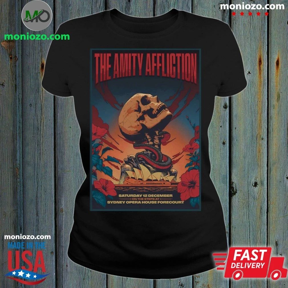 The Amity Affliction In Sydney AUS On Dec 12 2026 Poster T-Shirt