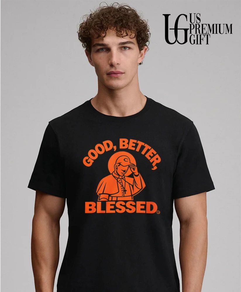 Chicago and Bears x Pope Francis Good Better Blessed shirt