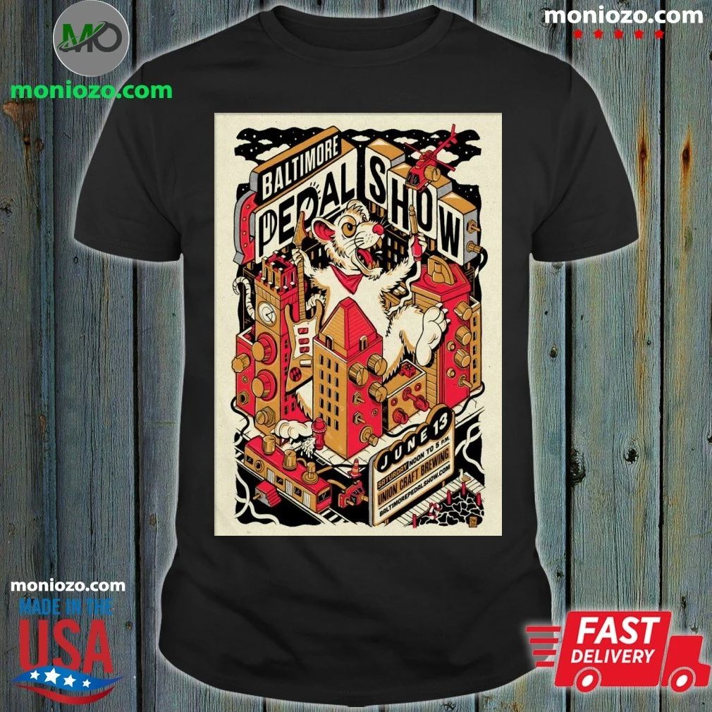 Original Baltimore Pedal Show June 13 2026 Baltimore MD Poster Shirt
